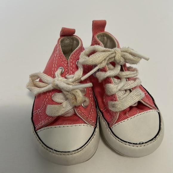Baby Converse All Star Chuck Taylor Pink Size One - Picture 8 of 9